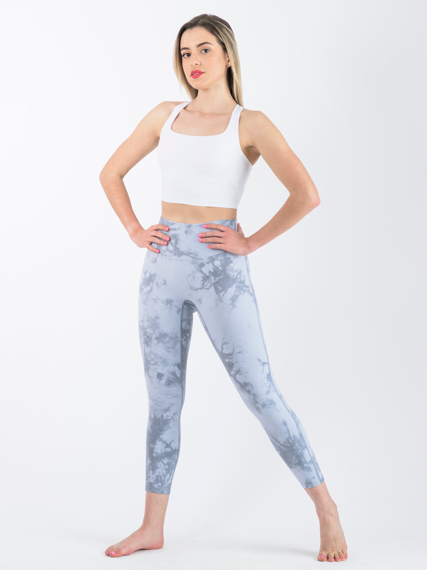 Tie Dye Leggings Grey