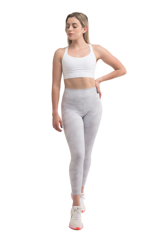 Camo Leggings White